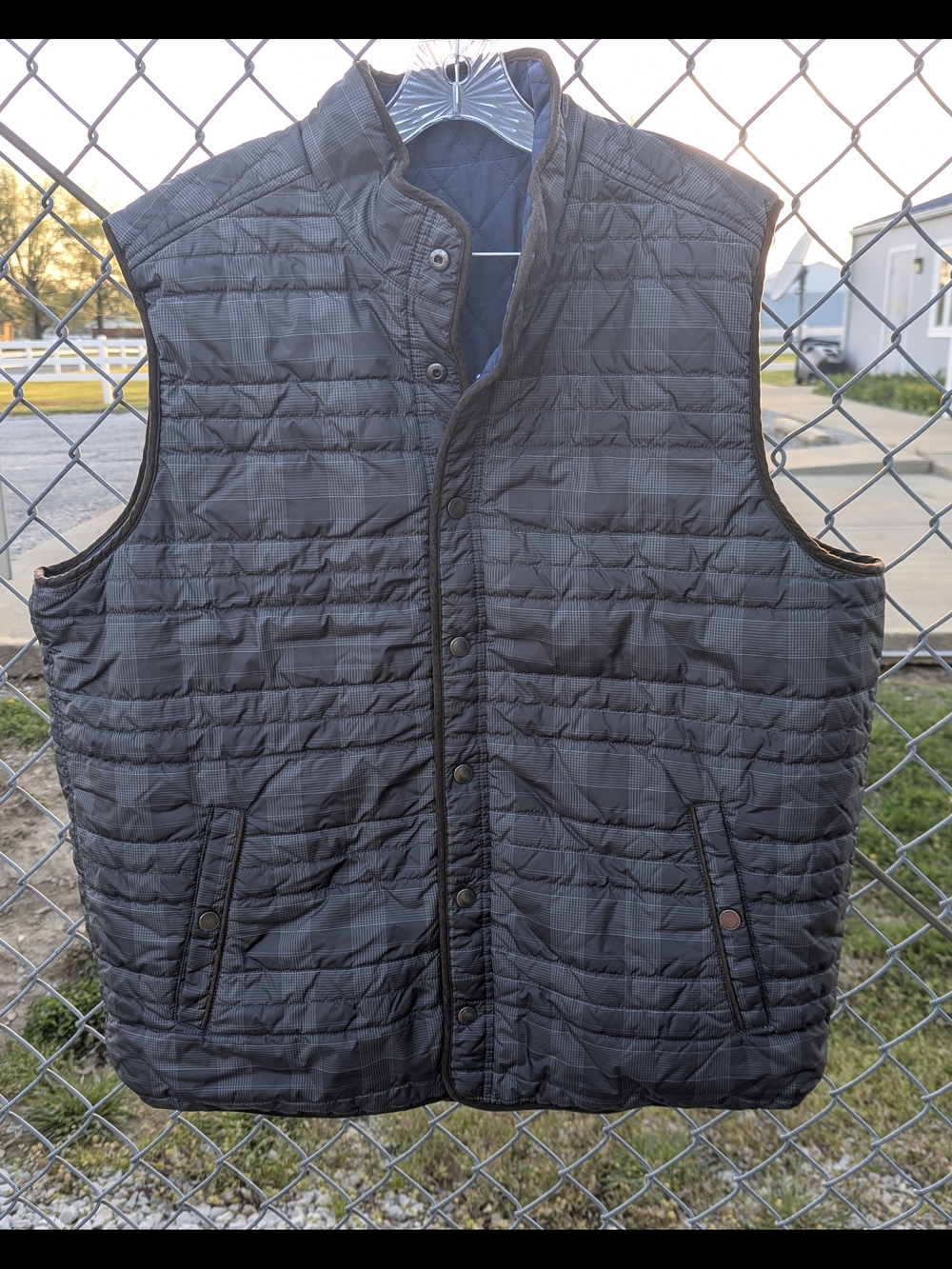 Tommy Bahama Men's Reversible Quilted Vest Size XL